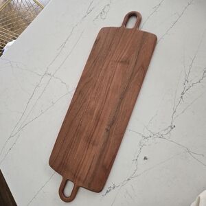 NWT. West Elm. Wooden Serving Board